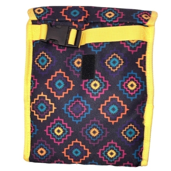 SIETE Lunch Bag O/S Yellow Red Blue Multicolor Unisex Insulated - Picture 4 of 10